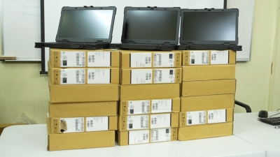 Pierre Administration Delivers 45 New Laptops to Police, Advances Push to Modernize National Security