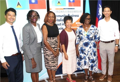 Babonneau Launches Four-Year Community Business Revitalization Project with Taiwan Support