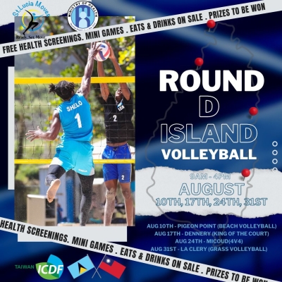 Saint Lucia Moves and Le Club Volleyball Launch Island-Wide  Volleyball Initiative To Promote Health and Wellness