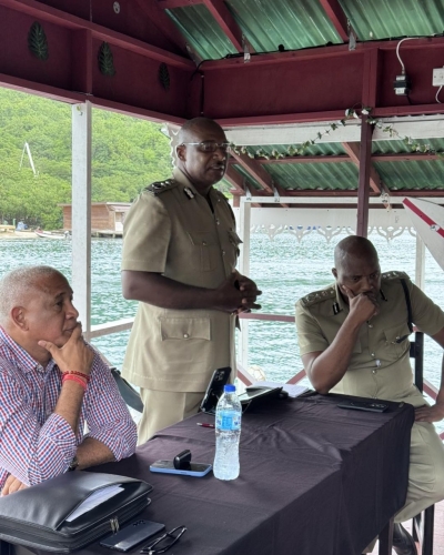 Hilaire, Garde, Meet Marigot Residents to Address Safety ConcernS