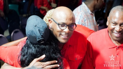 SLP Shows Strong Support for Shawn Edward at Dennery North Meeting