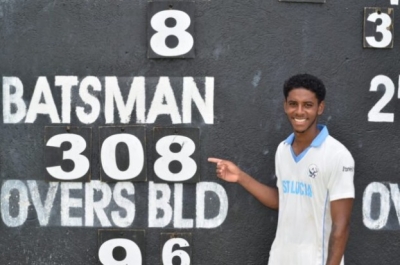 308 Runs for Akeem August - First Ever in Saint Lucian History!