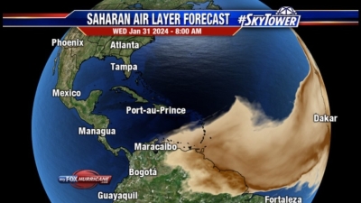 Citizens Urged to be Cautious as Saharan Dust Covers Saint Lucia