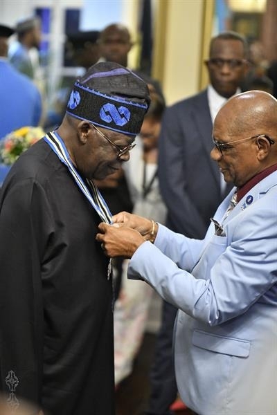 Saint Lucia Bestows National Honour on Nigerian President