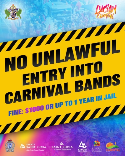 $1000 Fine or 1-Year Imprisonment for Illegal Entry into Carnival Bands