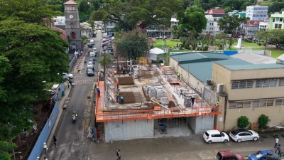 PM Pierre “Very Impressed” as Halls of Justice Construction Moves Steadily Ahead