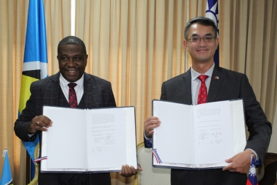 Taiwan and Saint Lucia Sign Legal Assistance Agreement